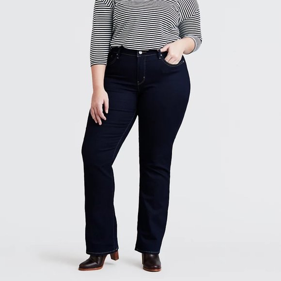 Levi' 315 Shaping Bootcut Women's Jeans (Plus Size) Size 26S (26 SHORT) - Picture 1 of 4